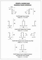 Harga Profil Daun Jendela Aluminium